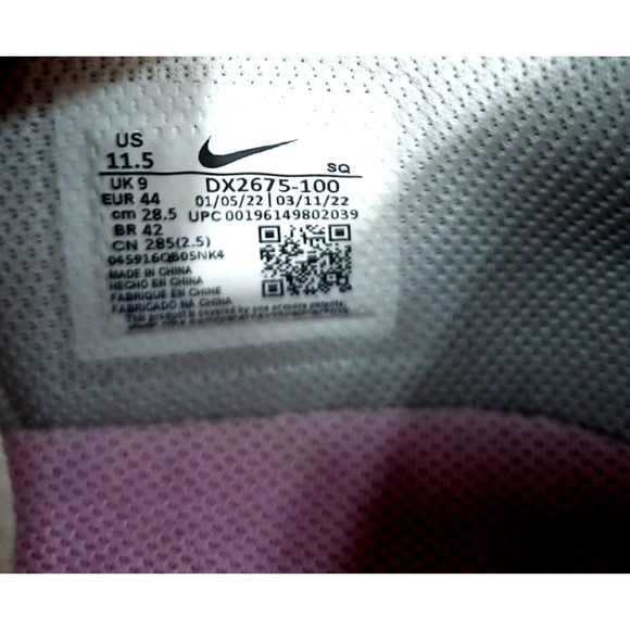 Nike Air Force 1 Fontanka Summit White/Hyper Pink/Solar Flare Men size 11.5 W 13 - Picture 7 of 7